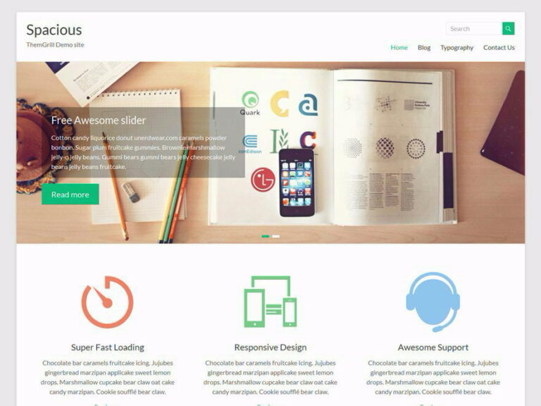 Spacious Theme