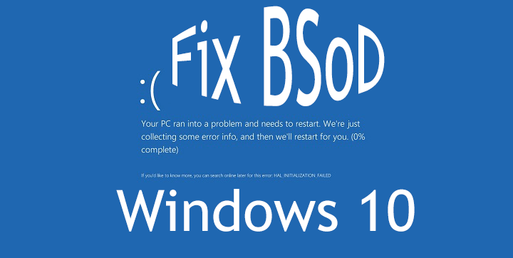 BSoD in Windows 10