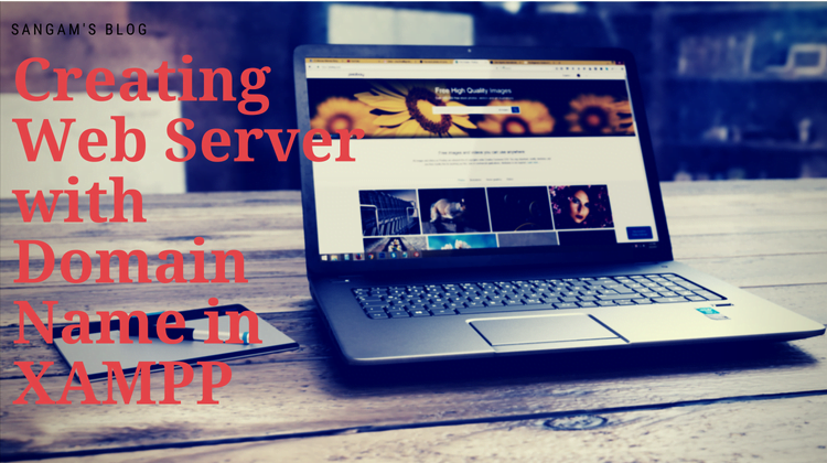 web server with domain name in xampp