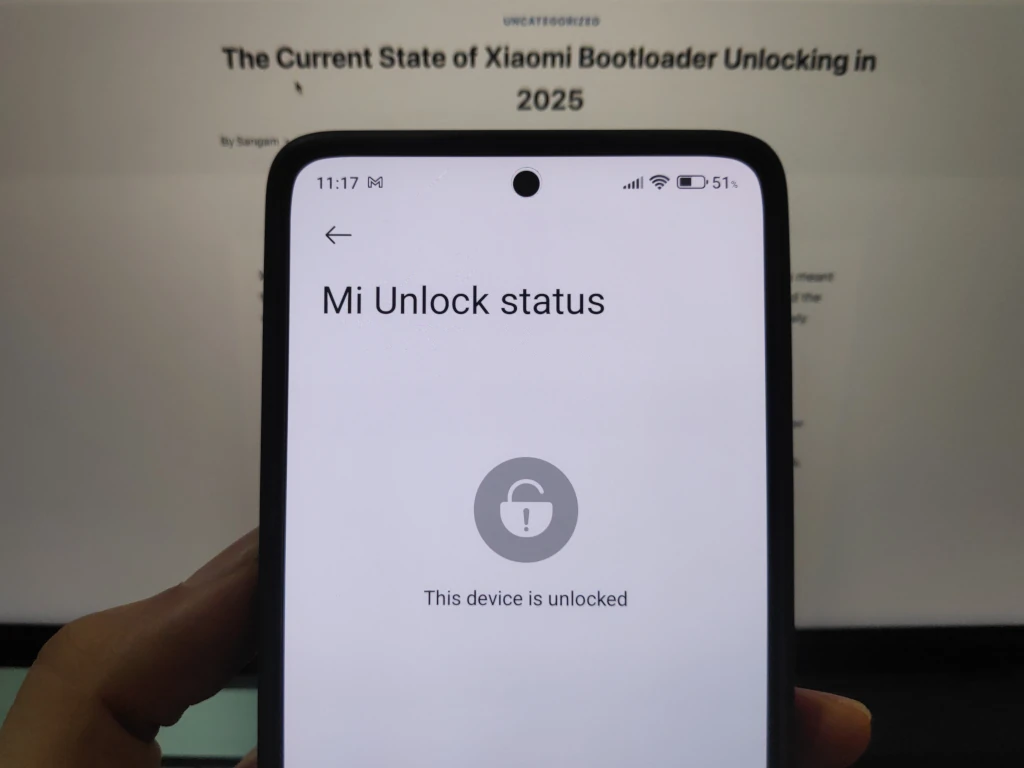 Bootloader Unlocked